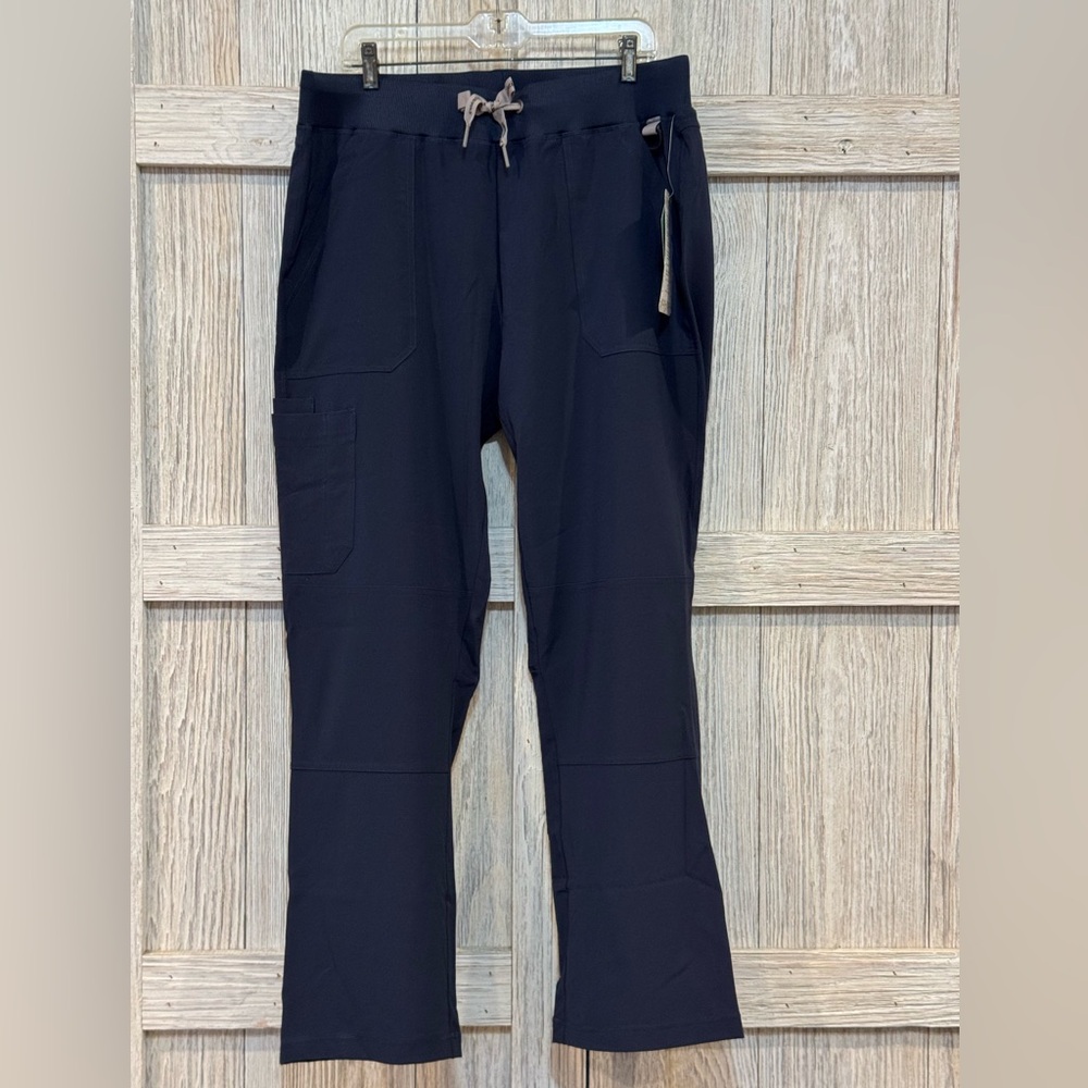 Essential Threads Scrub Pants sz XXL Navy Blue NWT